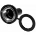 24062 - Black boot nut suit toggle switch. (10pcs)